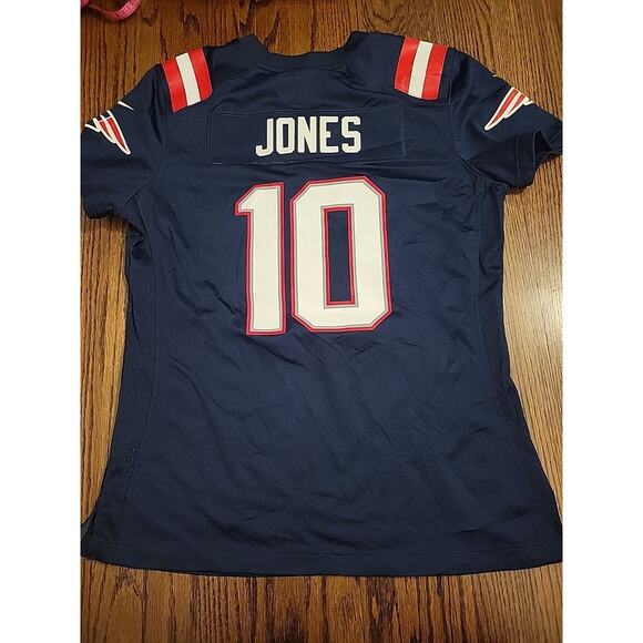 Nike Mac Jones New England PATRIOTS Womens Size Medium Jersey NFL Football Top - Picture 7 of 8